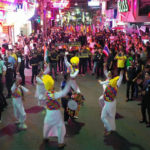 Indische Folklore in der Walking Street